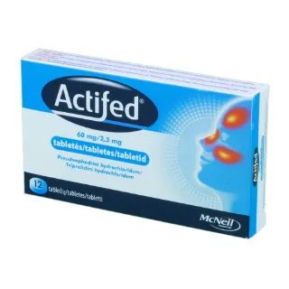 Actifed 12 Tablets