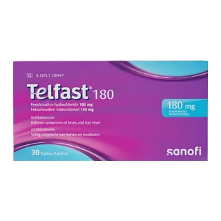 Telfast 180mg 20 Tablets