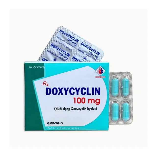 دوكسيسايكلين 100 ملغ 10 كبسولة