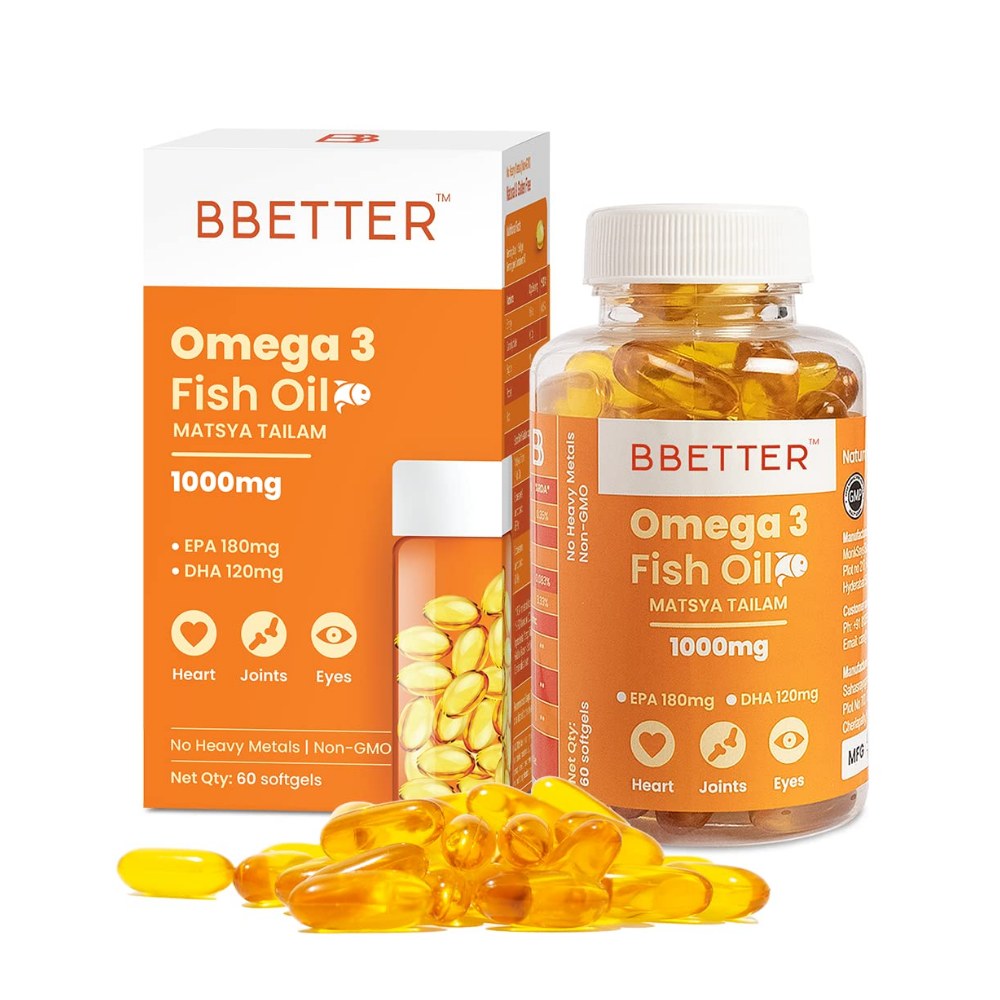 Omega 3 Fish Oil 1000mg 60 Capsules