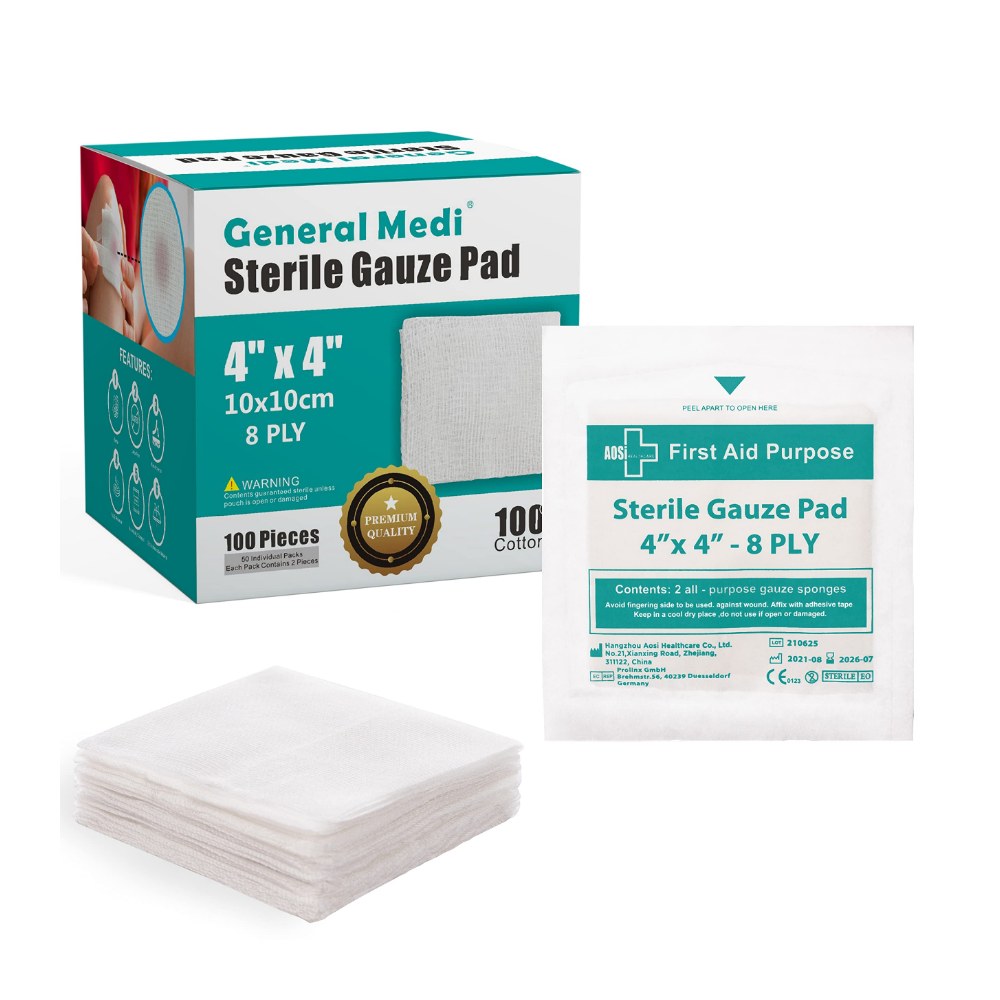 Sterile Gauze Pads 10x10cm 10